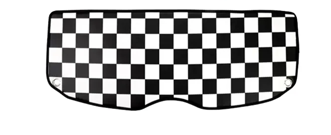 Parcel Shelf Leather Pad CHECK DESIGN For Mini R56 R60 2006 - 20135