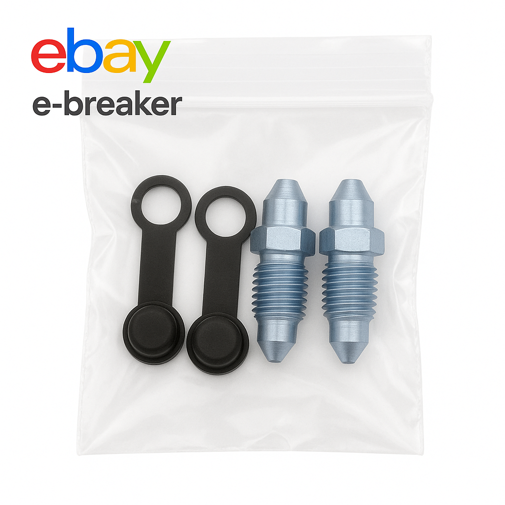 M10x1 Brake Bleed Nipples Cap x2 Fit MERCEDES BENZ Caliper 10mm Hex Head 94–20231