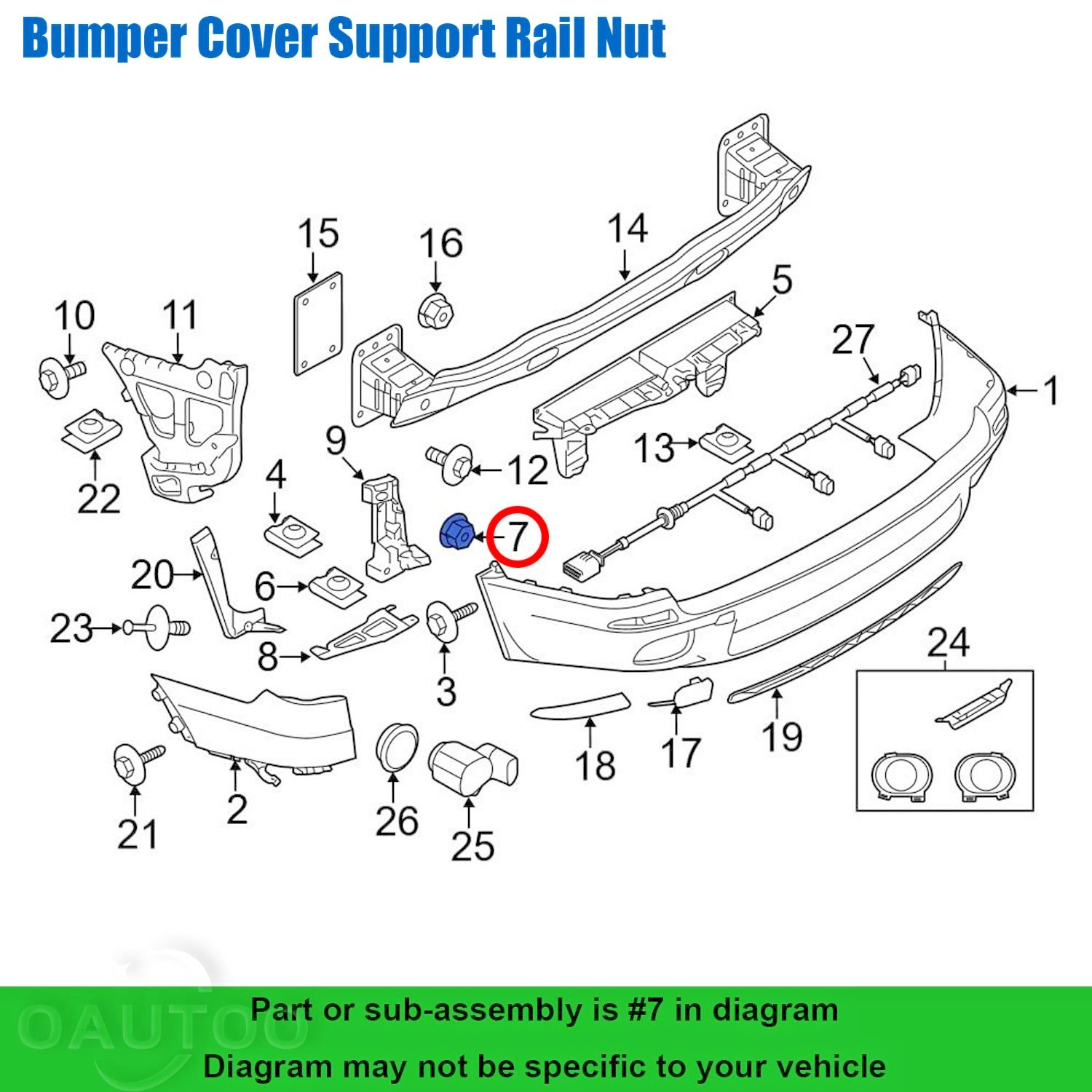 BMW Hex Head Plastic 10mm Nut Under Tray Splash Guard Trim Panel Fastener - 15Pc16