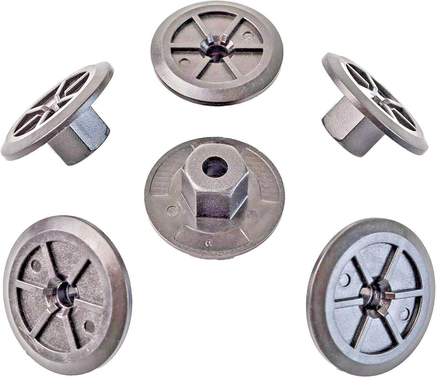 10mm Hex Head Plastic Flange Nut. x15 pc Arch Liner Splash Guard Under body Tray0