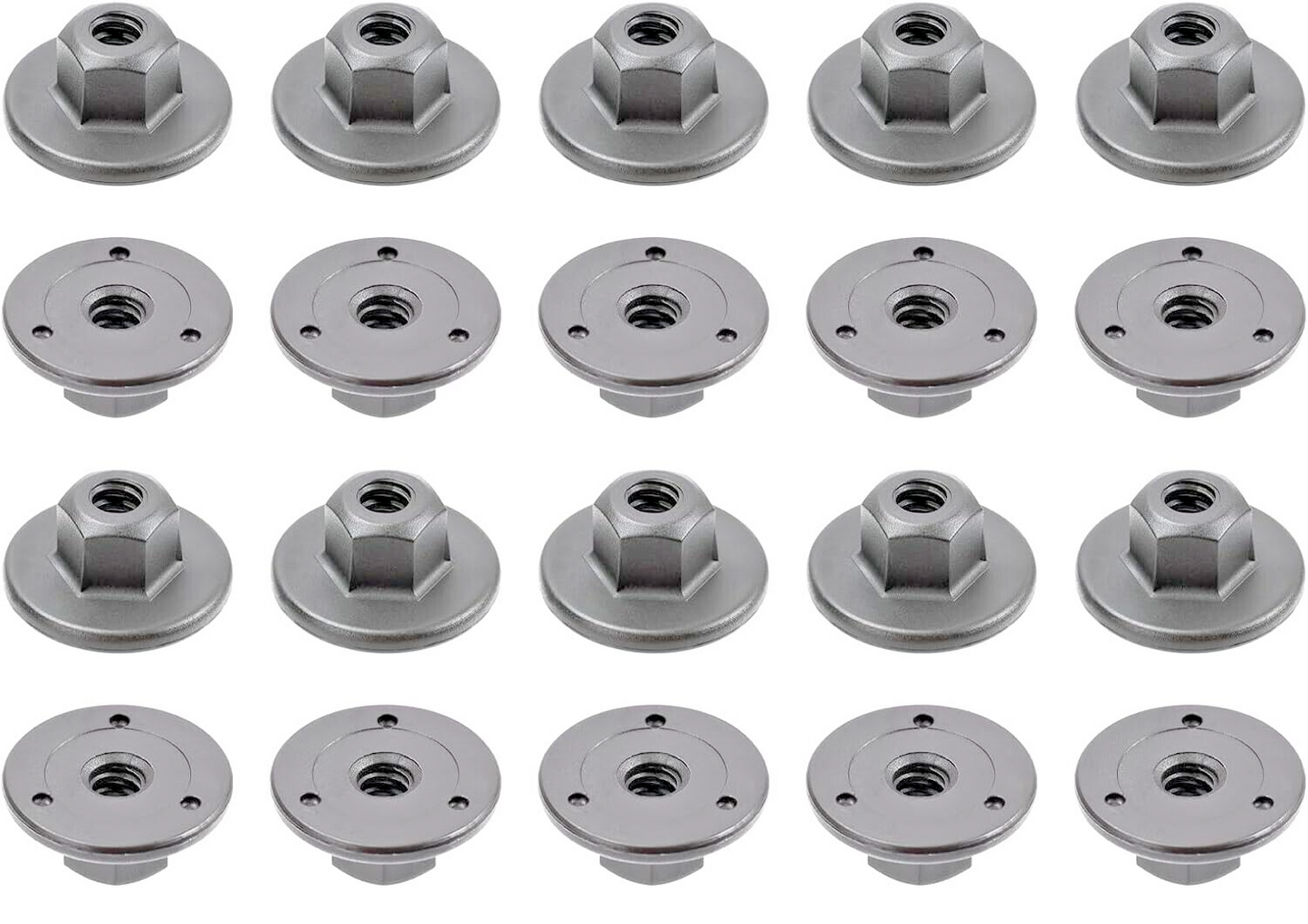 x15 BMW 10mm Hex Head Plastic Self-Threading Nut 7169847 0714716984720