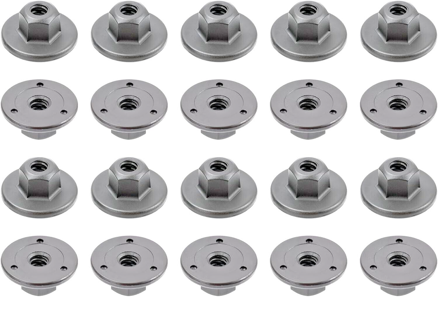 x15 BMW 10mm Hex Head Plastic Self-Threading Nut 7169847 0714716984720