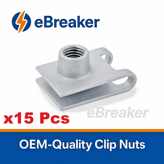 NISSAN C-Clip M6 Spire Nut Under Body Weather Sheild Trim Panel Galvanised - x150