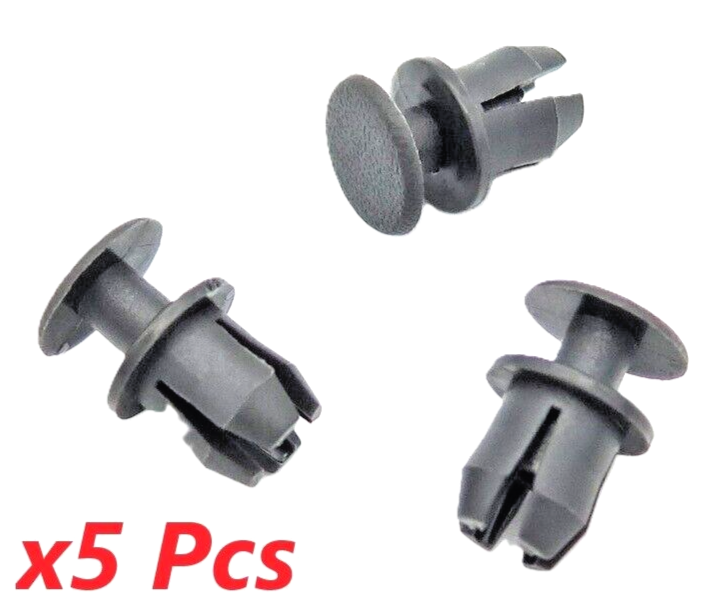 Mercedes Clips For Trim Body Panels Expanding Rivet Mounting Black Plastic - x5.0