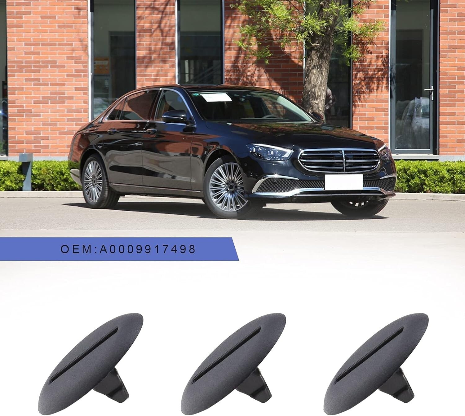 Mercedes Side Skirt Sill Moulding Cover Trim Clips x15 A B C E S Class Models11