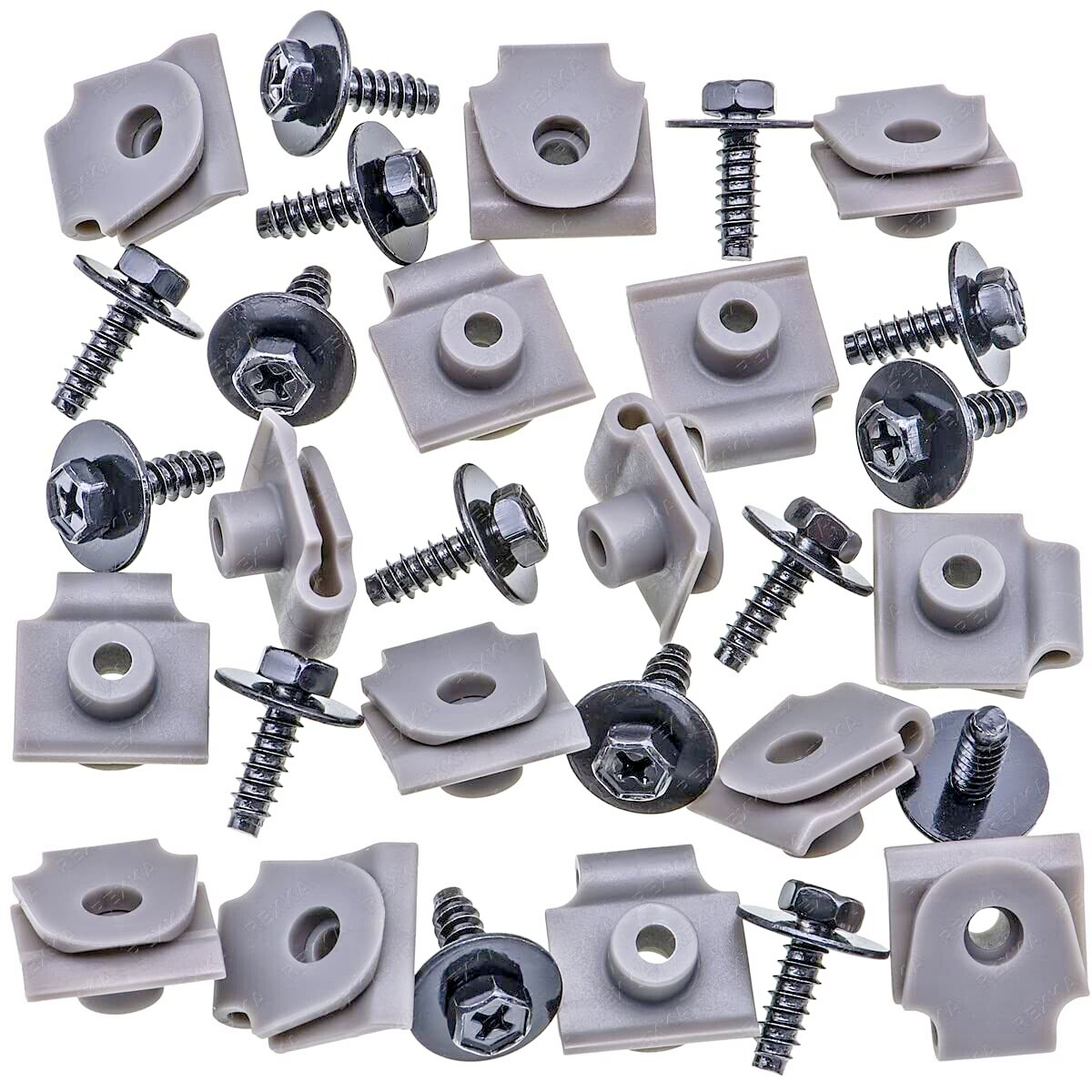 Splash Guard Undertray Bumper Bodywork Wheel Arch Trim Fixing Clips & Screw Sets18