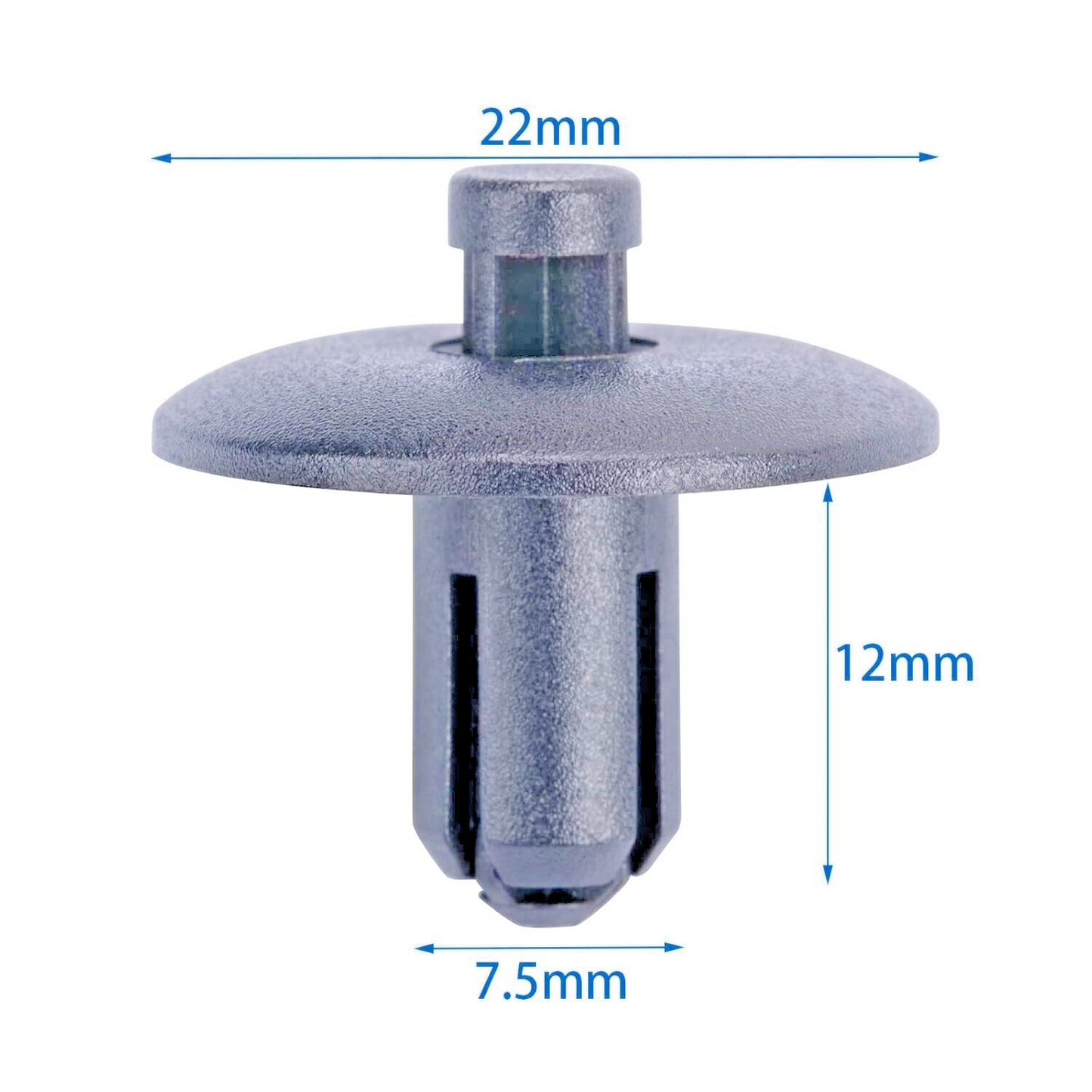 AUDI Push Fit Rivet Trim Clips x10 for A2 A4 A5 A8 Q3 Q5 Q7 Q8 TT # 4D08073001