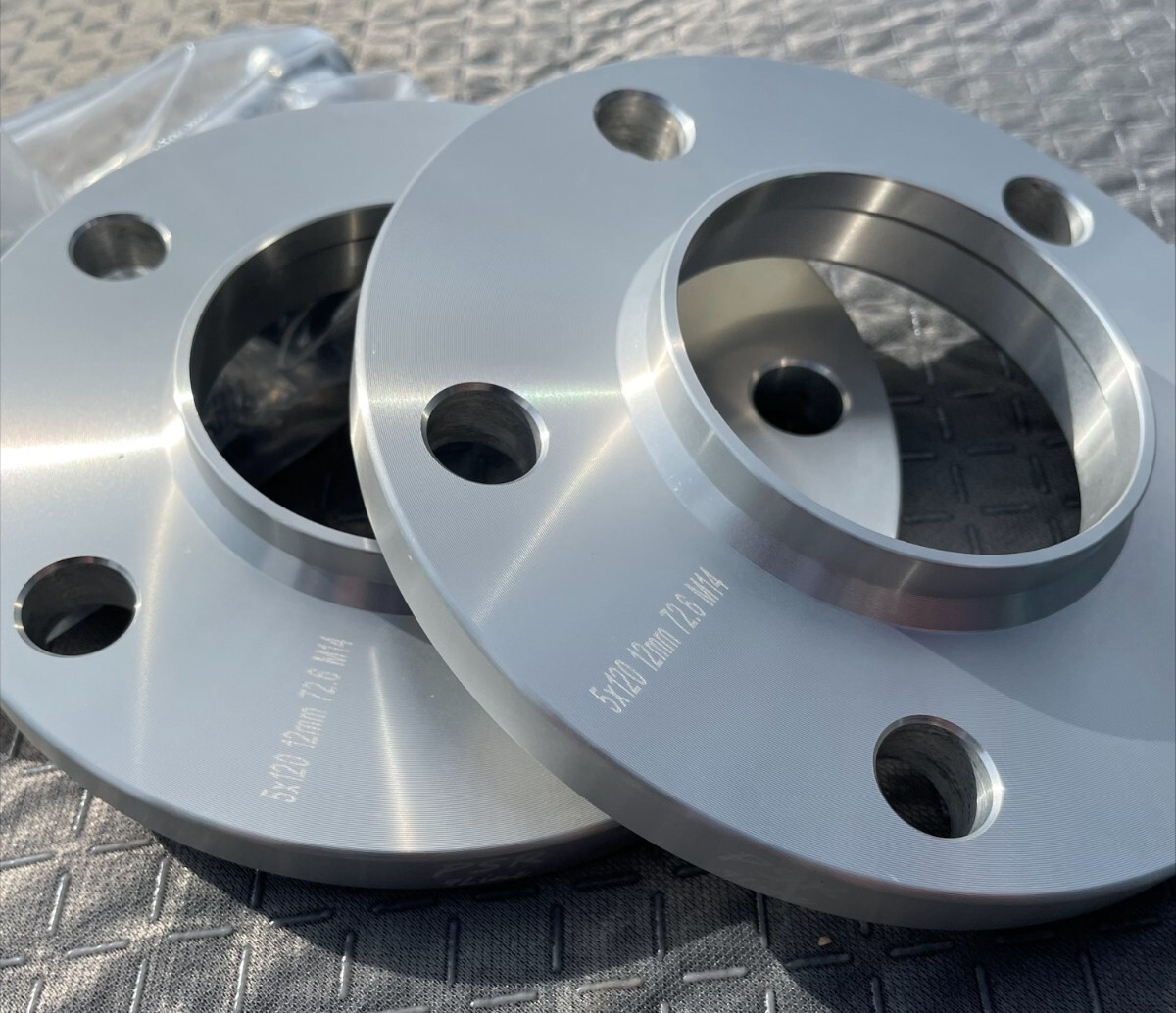 BMW Wheel Spacers 12mm F/G-Series Hubcentric Pair 5x120 72.6mm M14 PSR9Line3