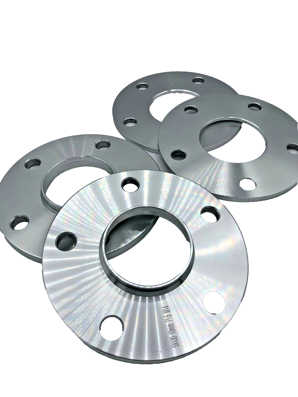 12mm Porsche Wheel Spacers Set Of 4 in Silver 5x130 PSR9Line13