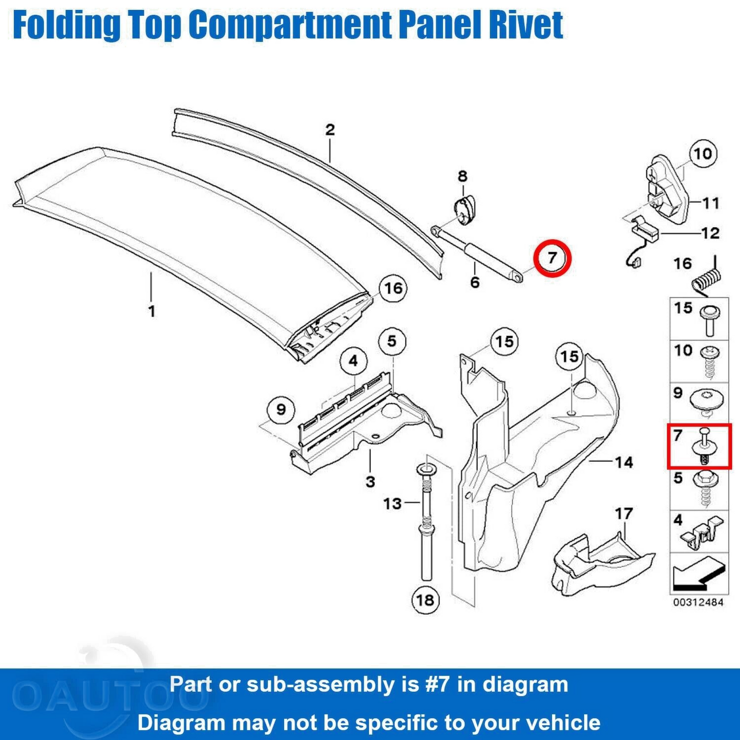 BMW Body Trim Expanding Rivet 51471919209 Qty 20 - 1 3 5 7 8 X5 X6 Series.20