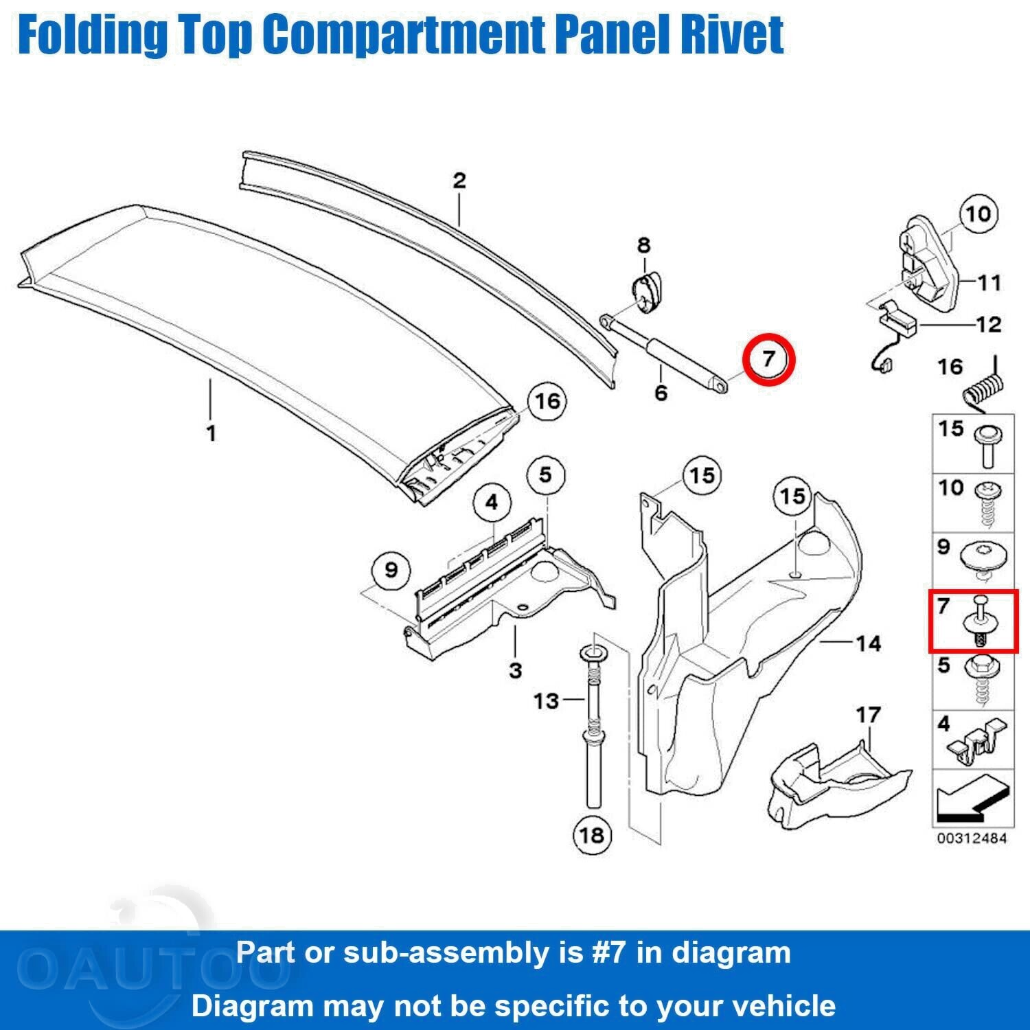 BMW Body Trim Expanding Rivet 51471919209 Qty 20 - 1 3 5 7 8 X5 X6 Series.20