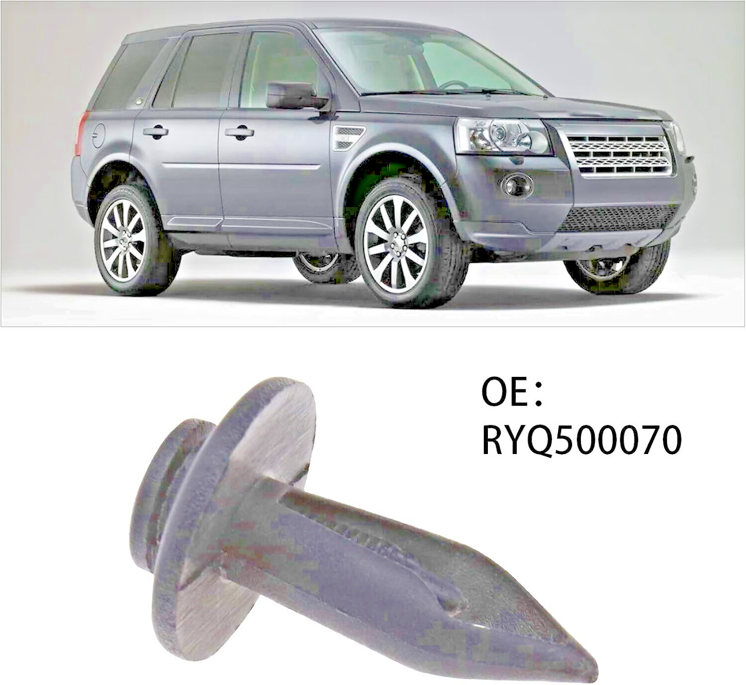 Trim fixing Rivet Screw - Land Rover, Discovery Range Freelander Velar Evoque 1514