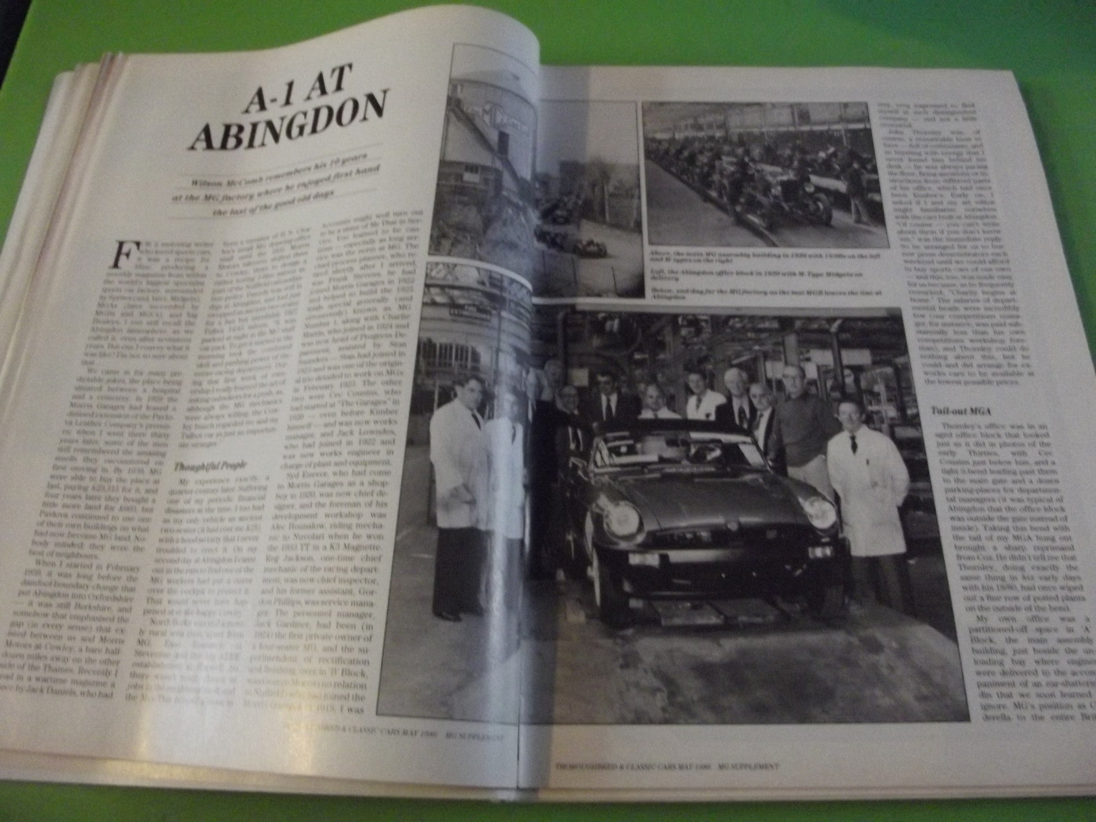 THOROUGHBRED AND CLASSIC CARS MAGAZINE MAY 1986 #C42