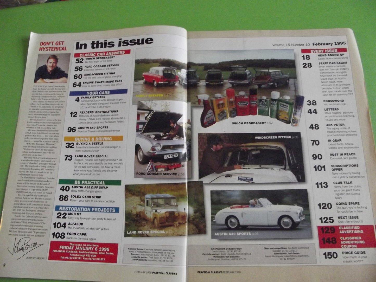PRACTICAL CLASSICS AND RESTORERS FEBRUARY 1995 #c11