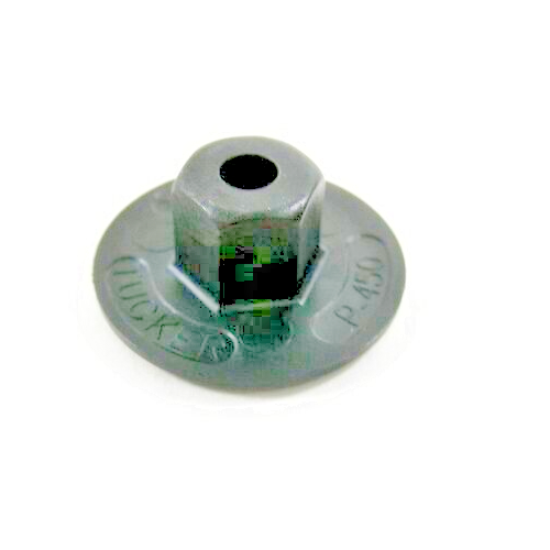 Hex Head Plastic Flanged 10mm Nut x5 pcs Arch Liner, Splash Guard, Underbody10