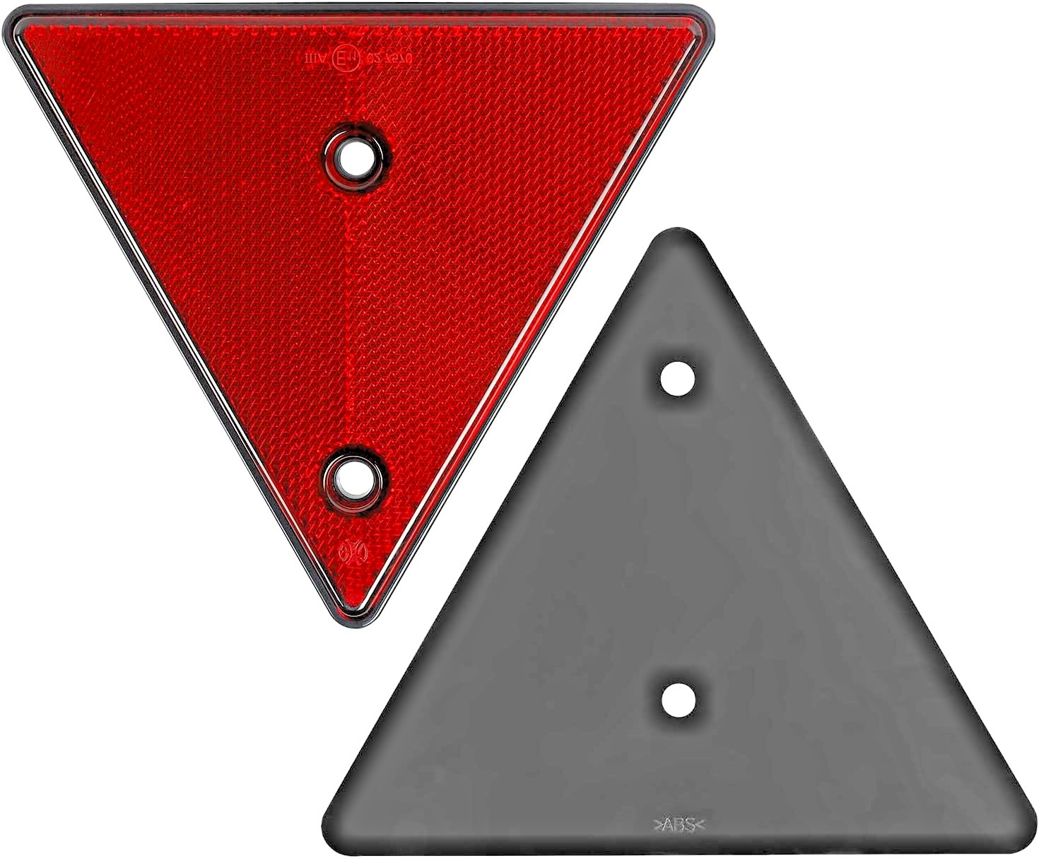 Red Rear Reflectors for Truck Van Trailers & Caravans Triangle Safety Markers x218