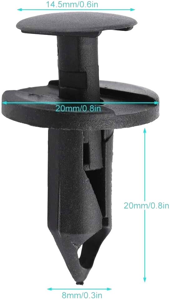 Land Rover Trim Fixing Rivet Clips - Qty 10 for Bodywork, Under Tray, Wheel Arch8