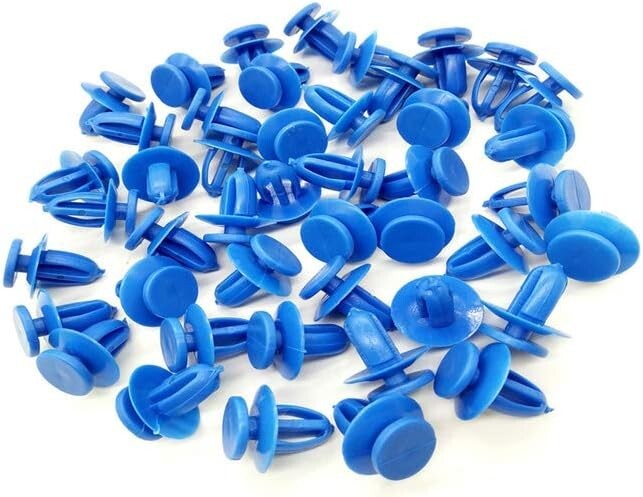 VAUXHALL Door Card Panel Interior Trim Clips Blue x10 Pcs #1325211821