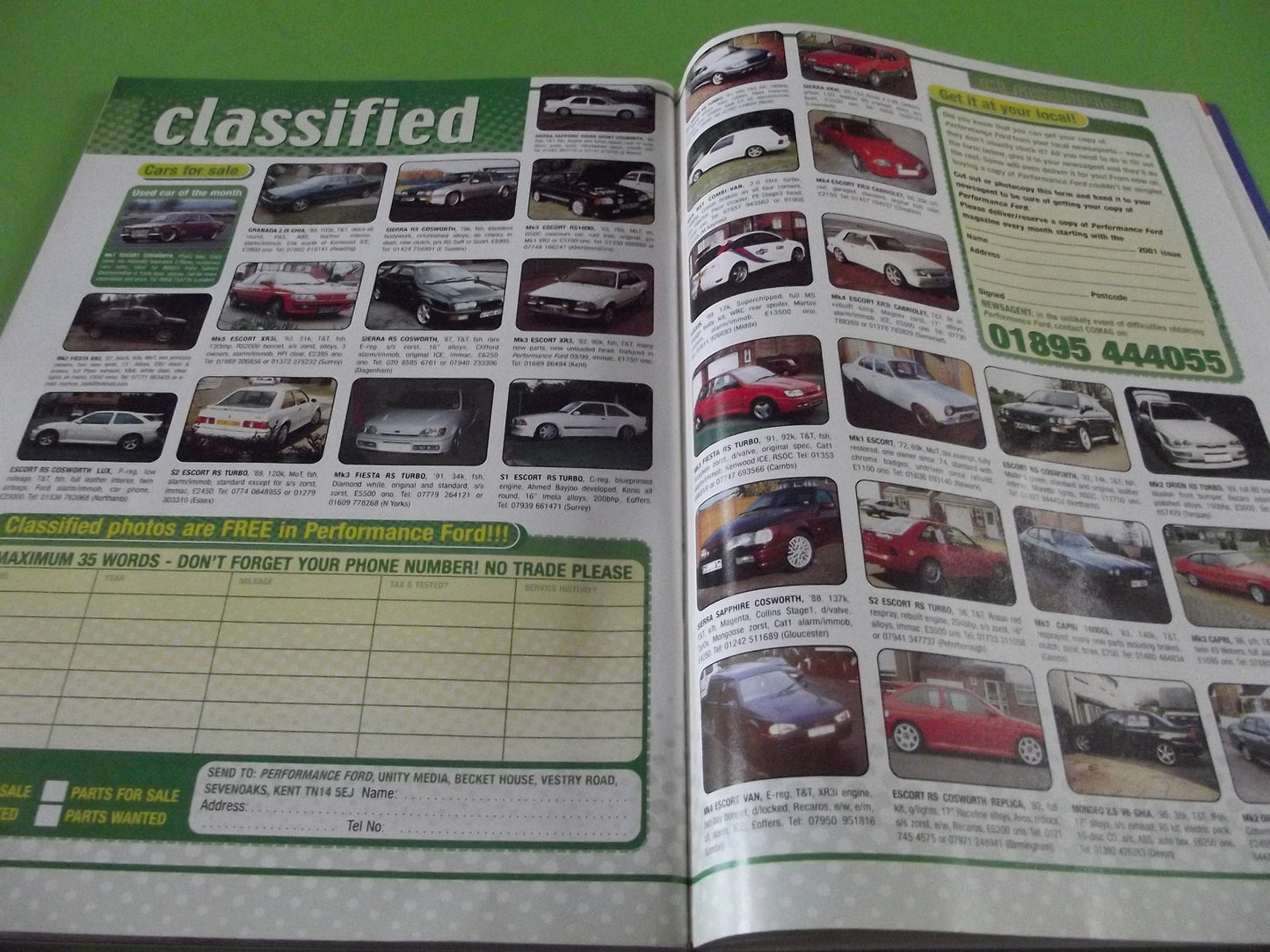 PERFORMANCE FORD MAGAZINE JUNE 2001 #C55