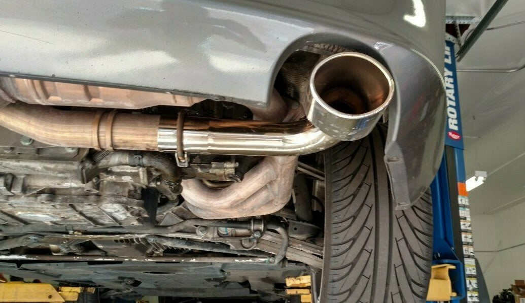 Exhaust Silencer Delete Muffler Bypass Pipes Porsche 996 PSR9Line P0