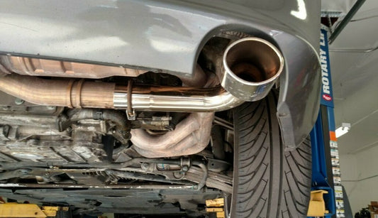 Exhaust Silencer Delete Muffler Bypass Pipes Porsche 996 PSR9Line P0