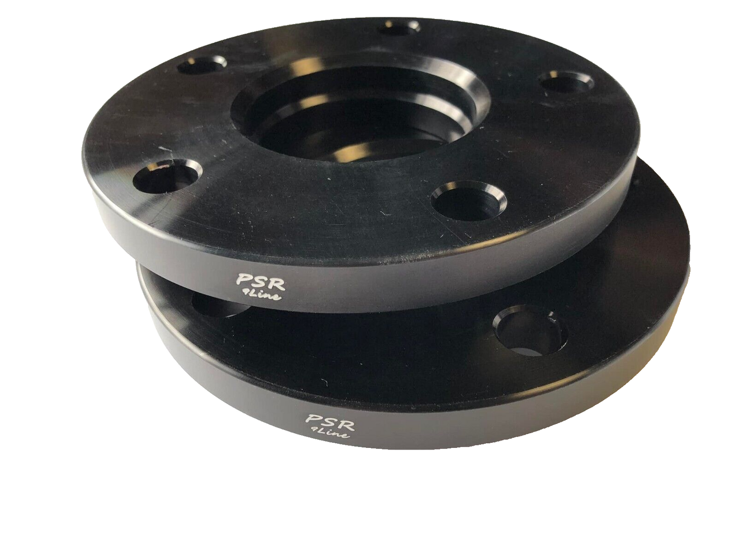 Porsche Wheel Spacers 15mm + Extended O.E Bolts Set Of 2 in Black 5x130 PSR9Line4