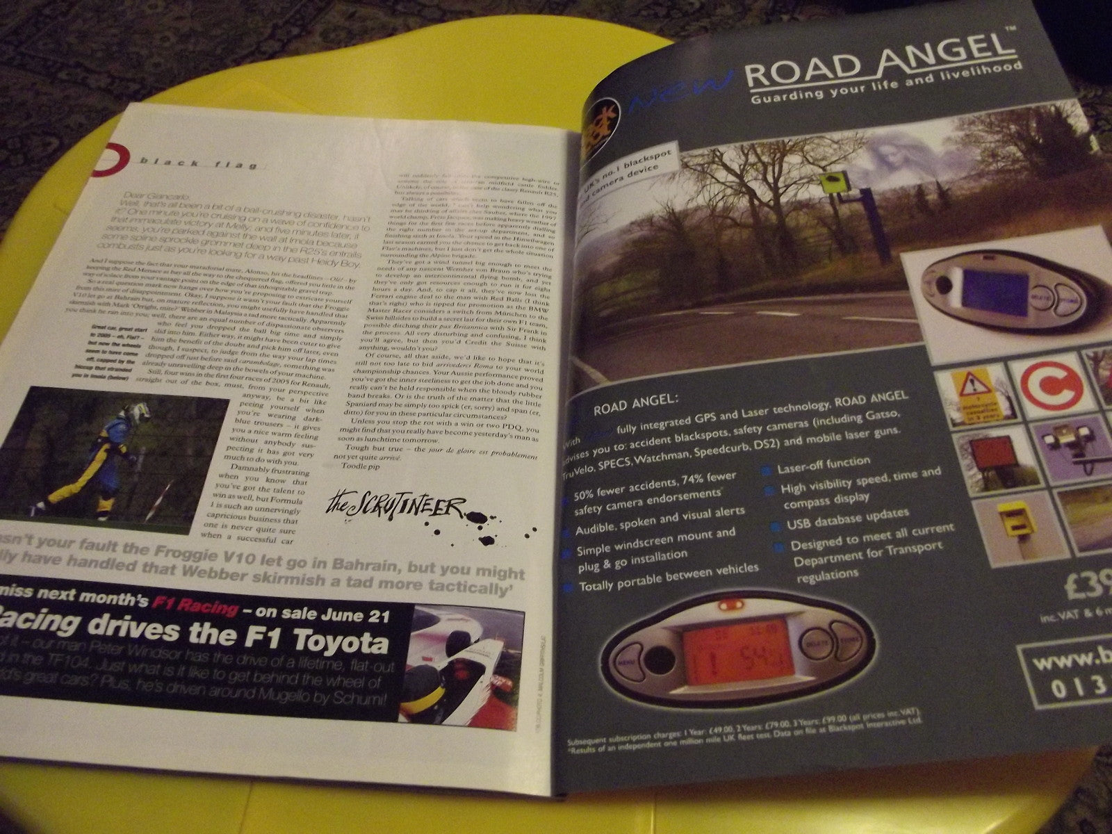 F1 RACING MAGAZINE JUNE 2005 #c36