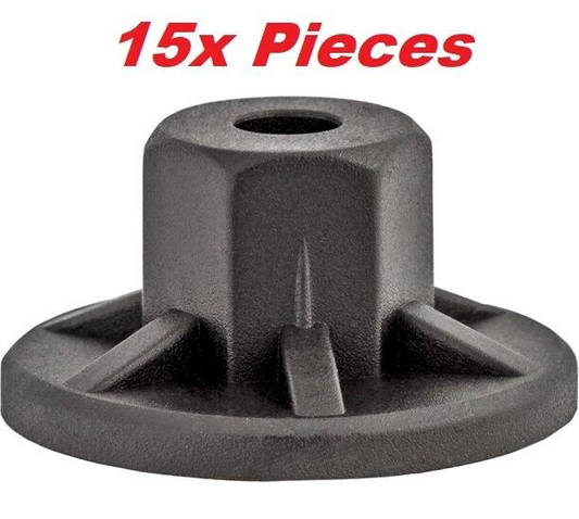 UNDERTRAY ARCH LINER SIDE SKIRT TRIM & BUMPER FIXING NUT VW AUDI N90757901 15Qty0