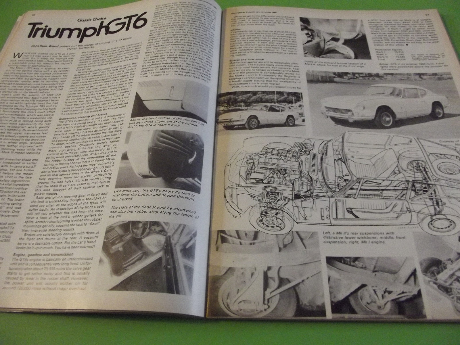 THOROUGHBRED AND CLASSIC CARS MAGAZINE NOVEMBER 1980 #C45