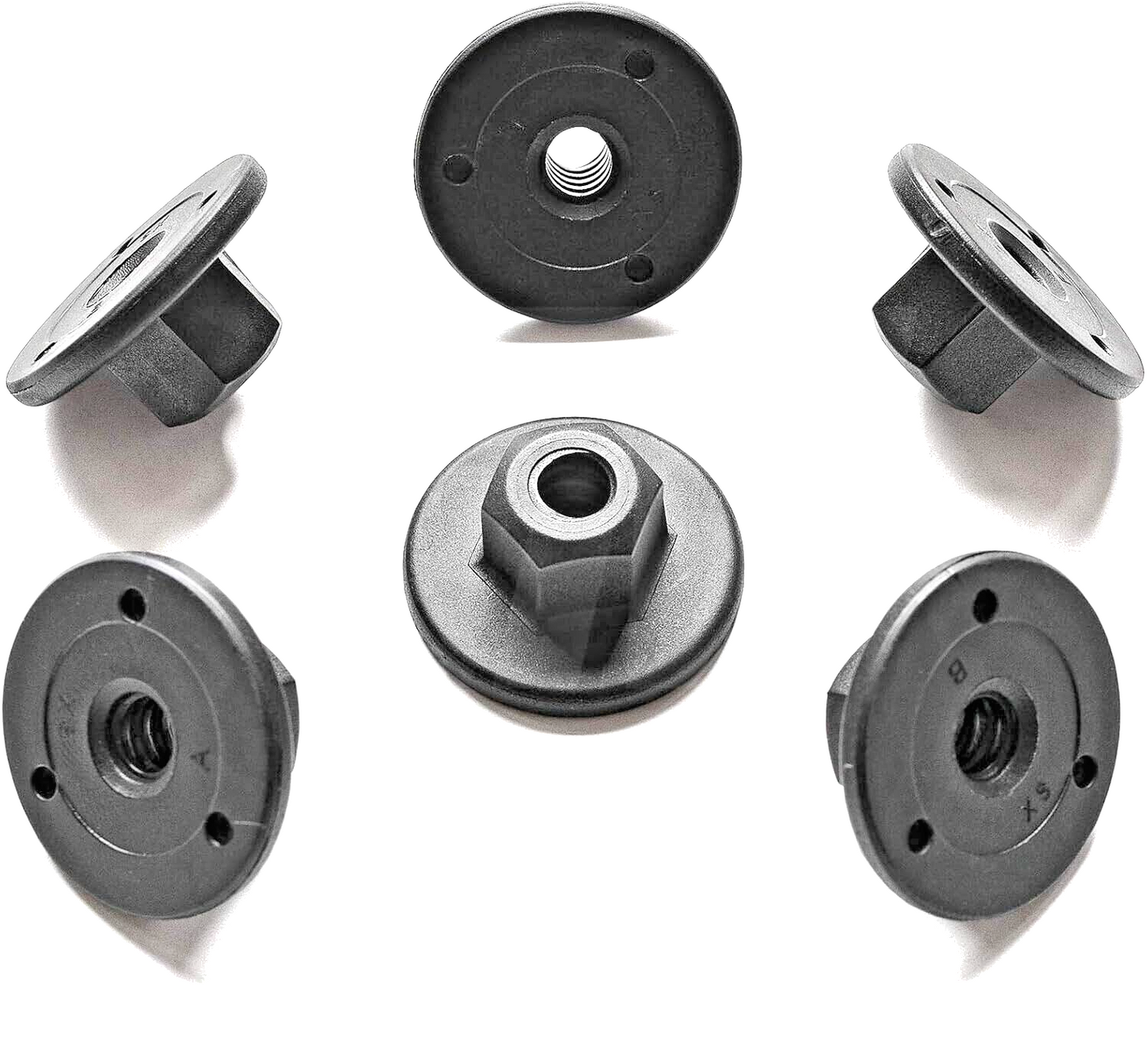 BMW MINI 10mm Hex Head Plastic Self-Threading Trim Fixing Nut Splash Gaurds 15pc21