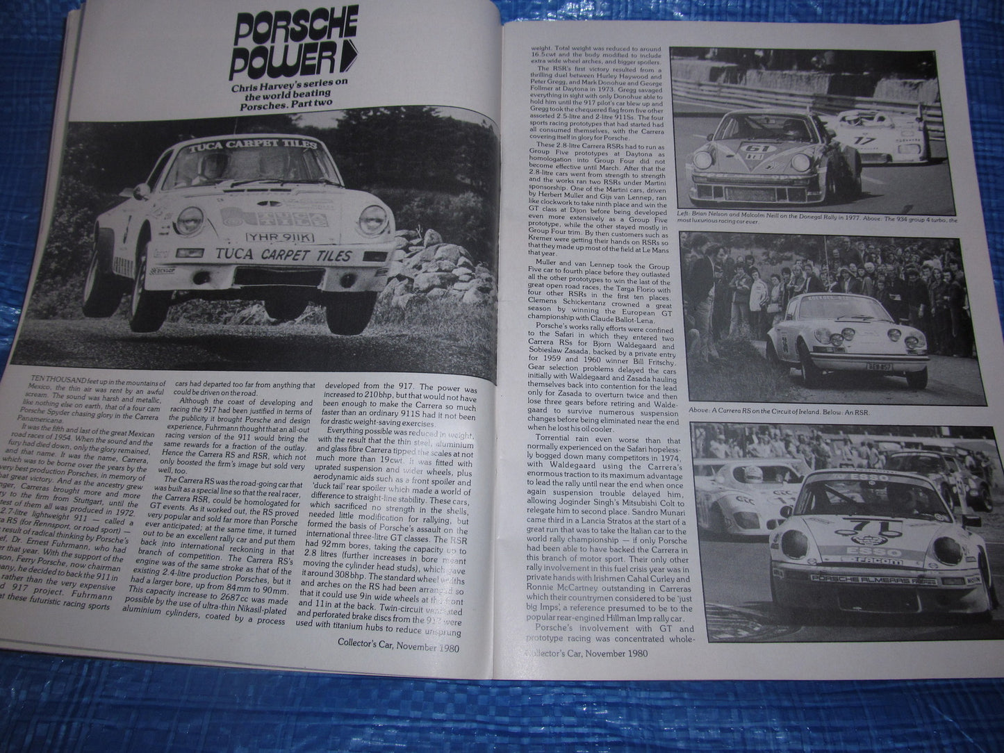 1980 NOVEMBER COLLECTORS CAR MAGAZINE / MERCEDES REPLICA GOODWOOD 7's  #bk15