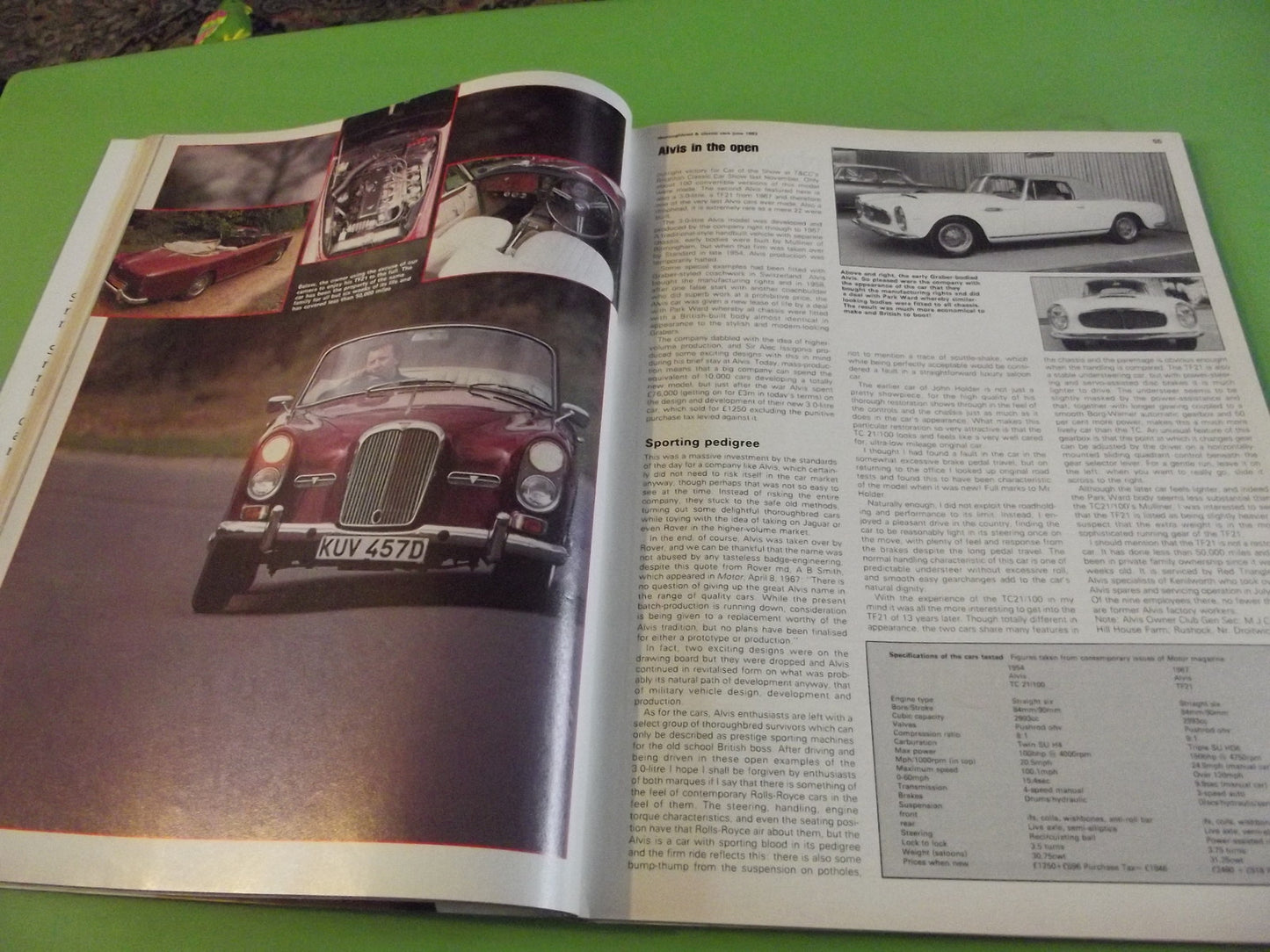 THOROUGHBRED AND CLASSIC CARS MAGAZINE JUNE 1983  #C43