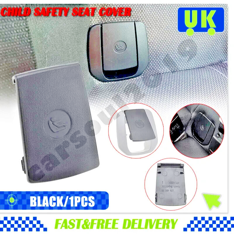 BMW Rear Childs Seat Fitting ISOFIX Trim Cover Flap in Black OE 17949110 73196863