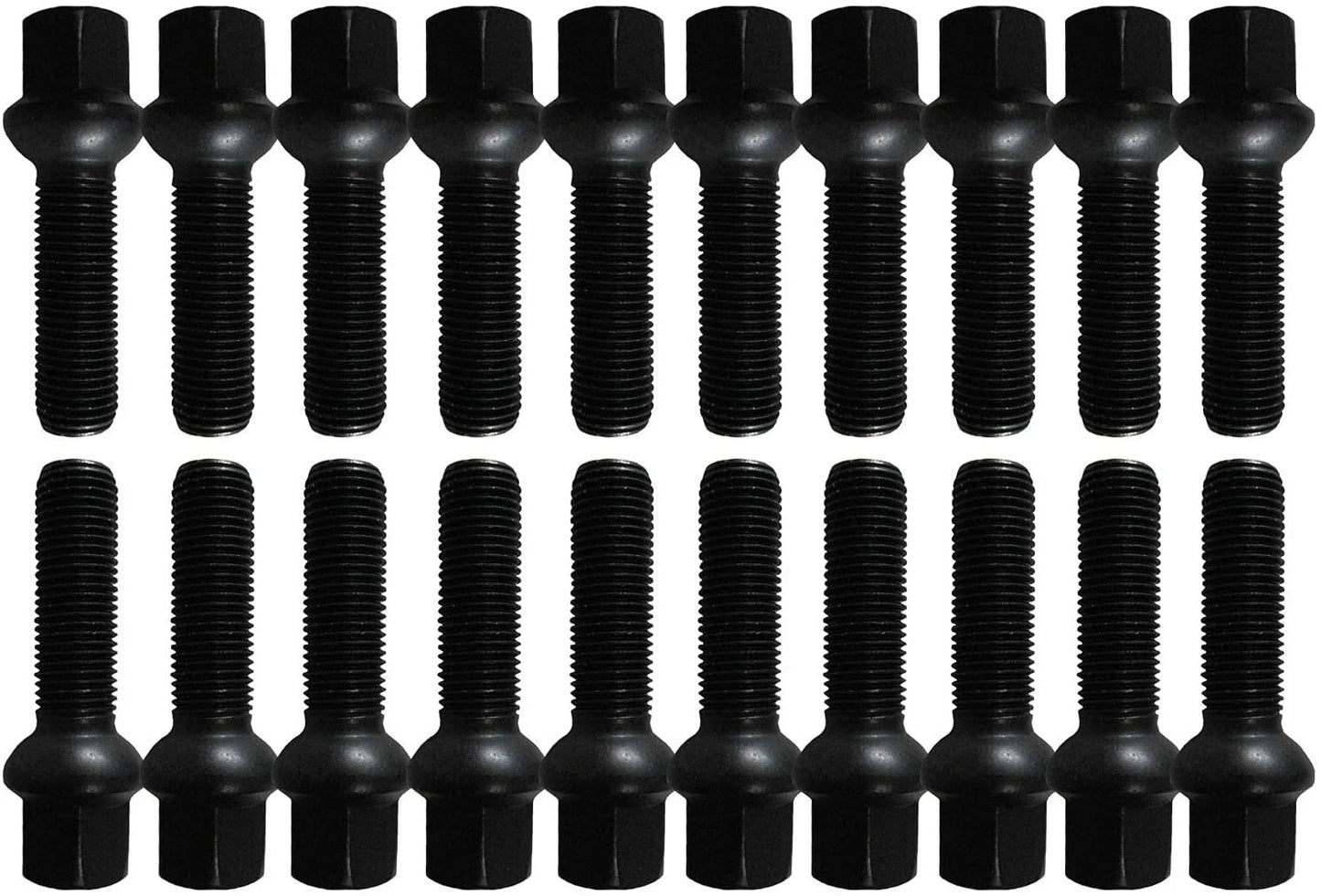 Porsche Extended Wheel Bolts 40mm Thread Black Finish PSR9Line 0