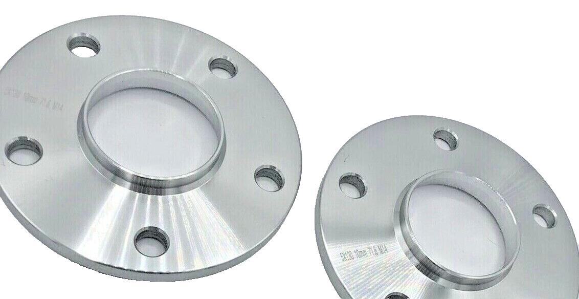 Porsche Wheel Spacers 12mm Set Of 2 in Silver 5x130 PSR9Line6