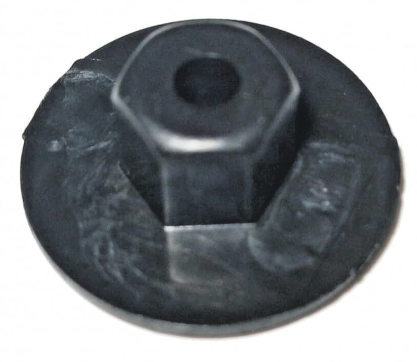 Hex Head Plastic Flanged 10mm Nuts,  Arch Liner Splash Guard, Undertray Clip x1518