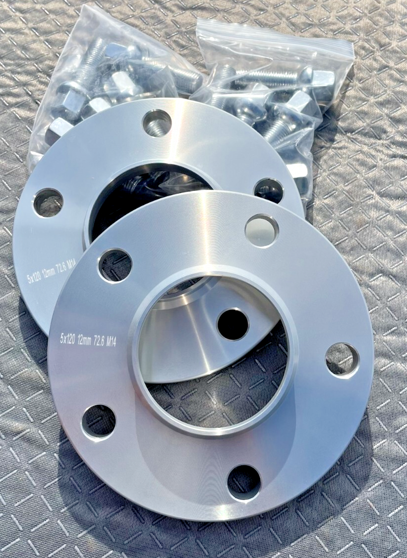 BMW Wheel Spacers 12mm 4x Hubcentric with Extended Bolts Suit all F & G Series .9