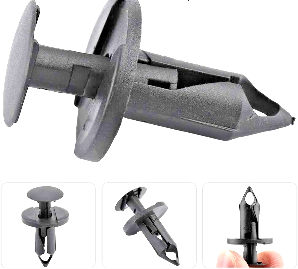 Land Rover Trim Fixing Rivet Clips - Qty 10 for Bodywork, Under Tray, Wheel Arch0