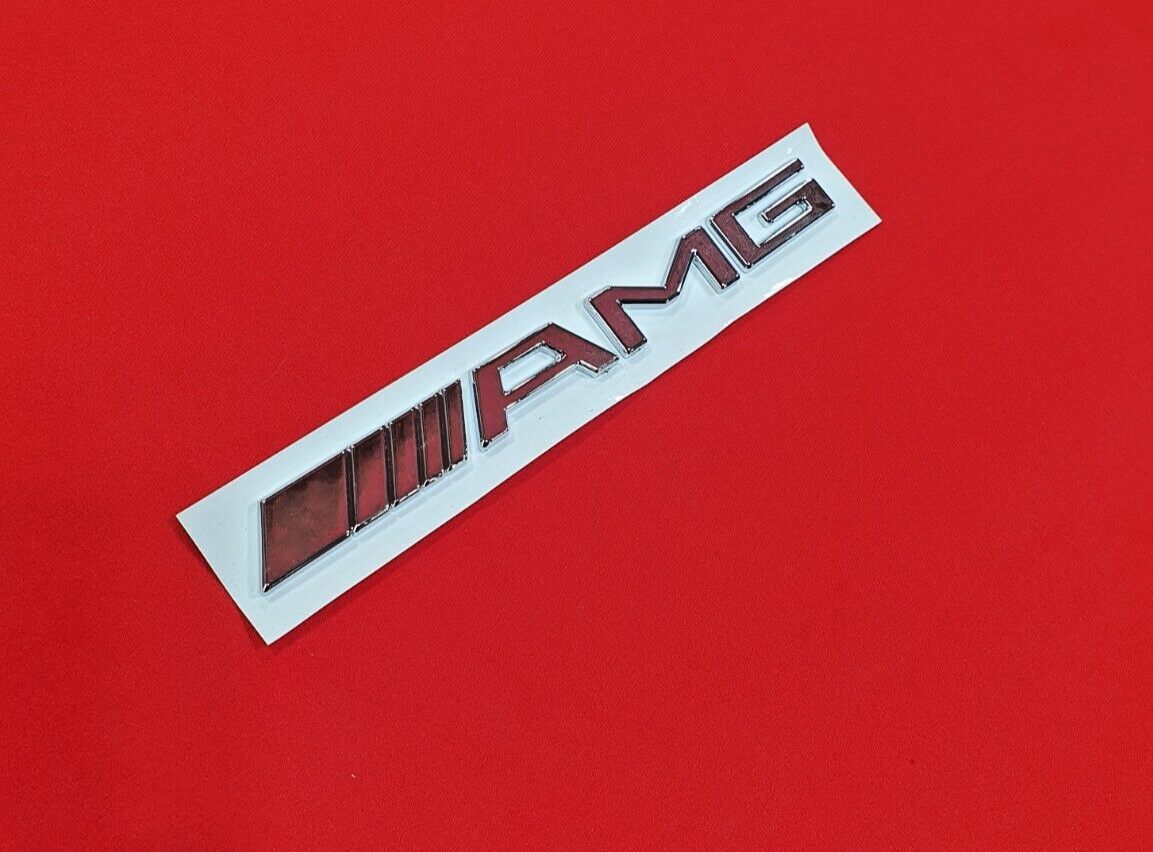 AMG Badge Logo Boot Emblem Chrome7