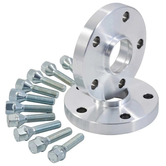 BMW 12mm Wheel Spacers 5x120 Hubcentric With Bolts x2  Precision Fit in Silver2
