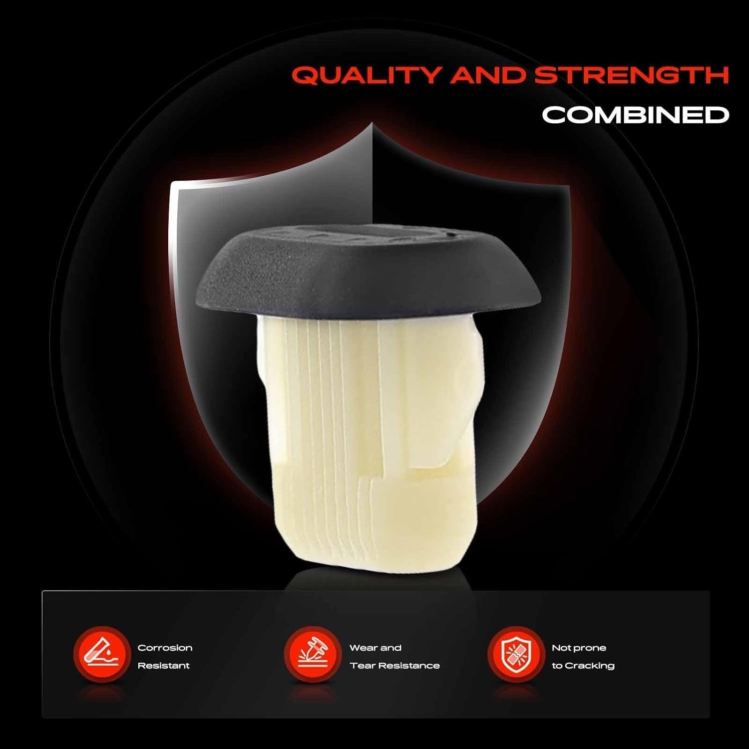 DACIA Grommet Insert for Vehicle Bodywork Trim Fastening Clips #7707081002  - 1012