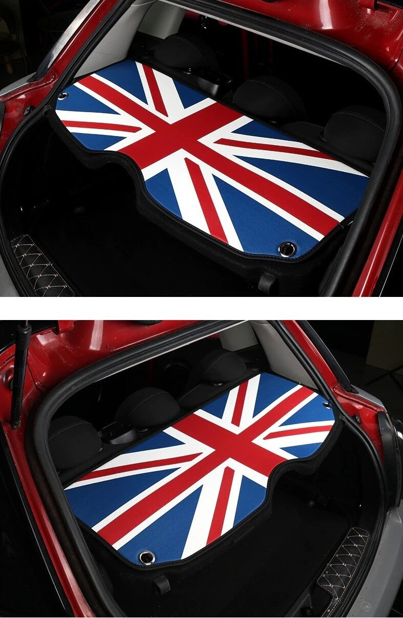 MINI R50 & R53 Parcel Shelf Leather Pad Union Jack For  2001 - 20061