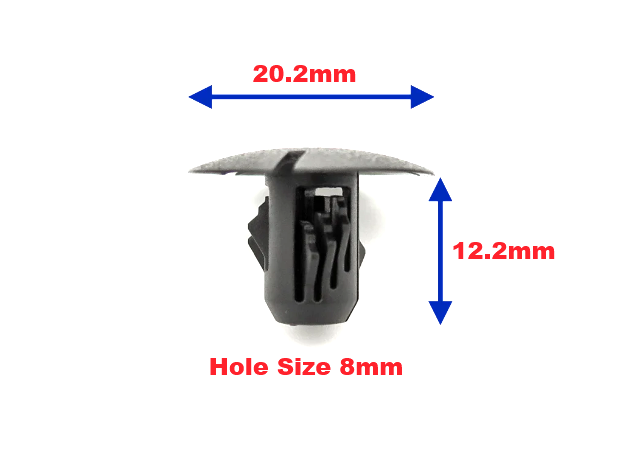 Trim Panel Fixing Button Head Mercedes Interior Fastener Clip  - Pack Of 20 Pcs.1