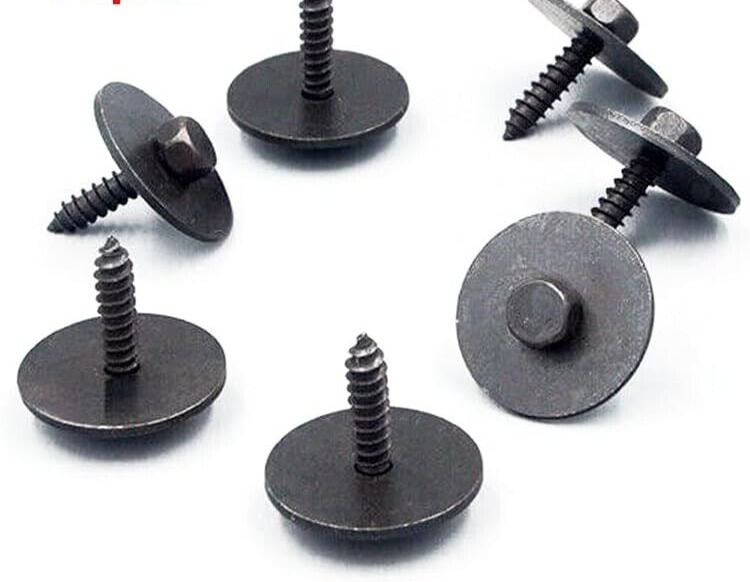 Mercedes Engine Undertray Splash Guard Screws with Large Captive Washer 10x Pack15