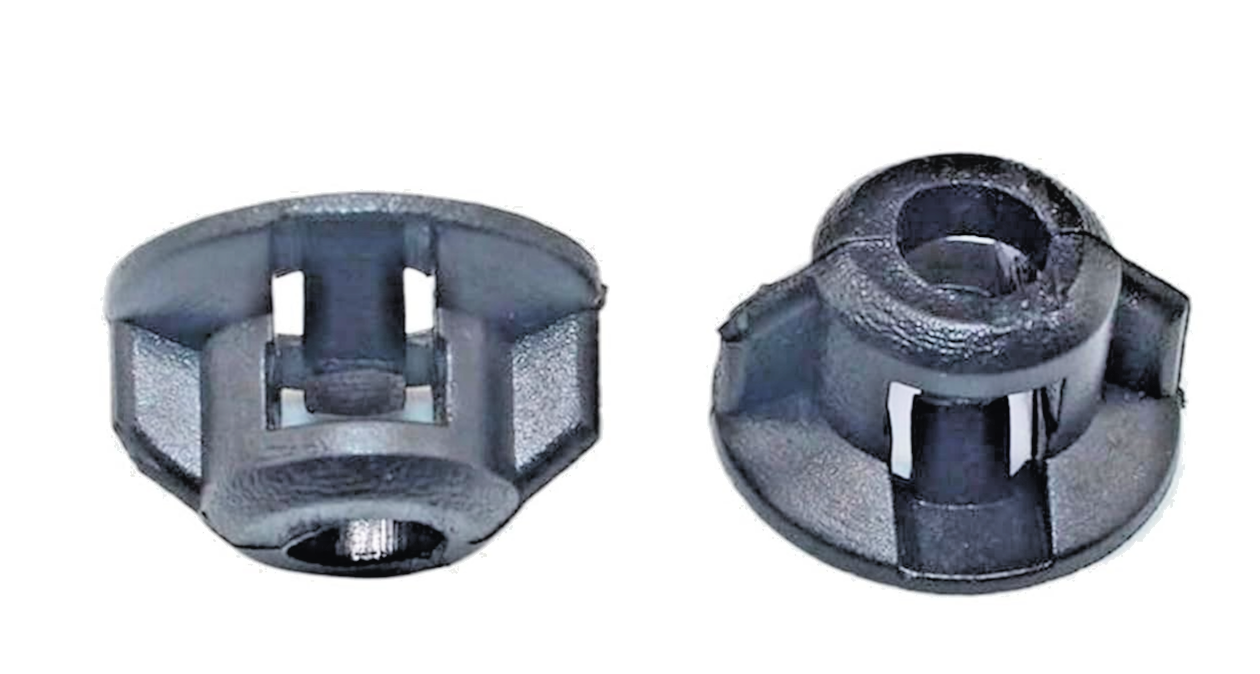 LEXUS Wheel Arch Liner Fixing Clip Plastic Wing Nut Black Prius Rav 4 C-HR 10 pc5