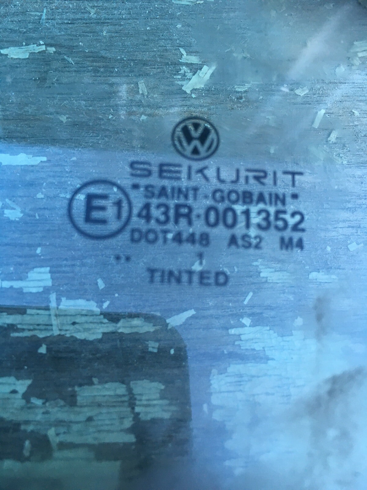 Rear Quarter Window Glass Left Side From Breaking VW Golf MK3 3.5  Convertible1