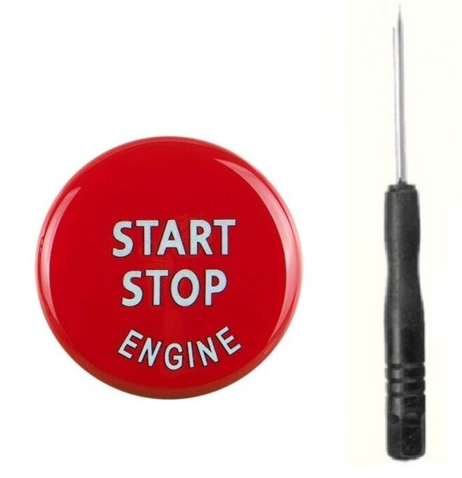 BMW BLACK Start Stop Engine Switch Button Cover for 1,3,4,5,6,7,8 Series1