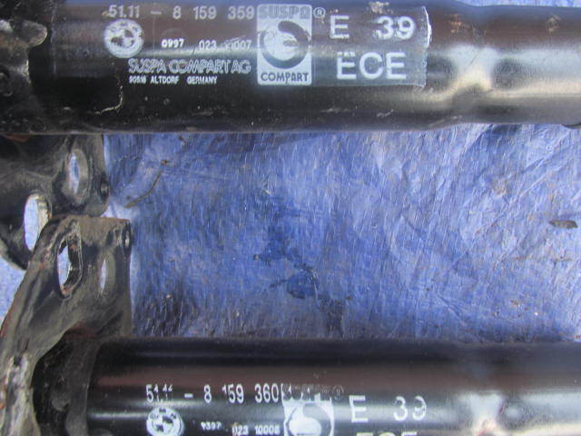 FRONT BUMPER BUMPER MOUNT LEGS x PAIR  from E39 BMW 523i SE SALOON 53