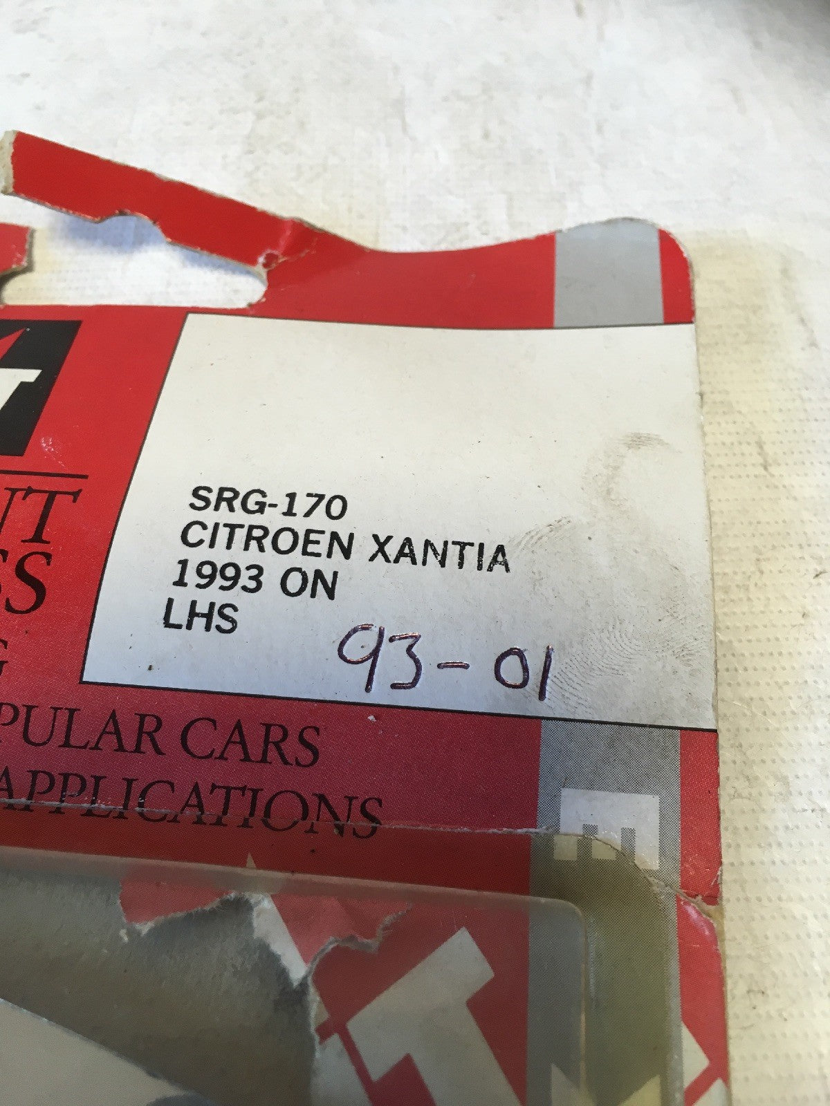 Citroen Xantia Years 93-01 Left Side Replacement Door Wing Mirror glass1