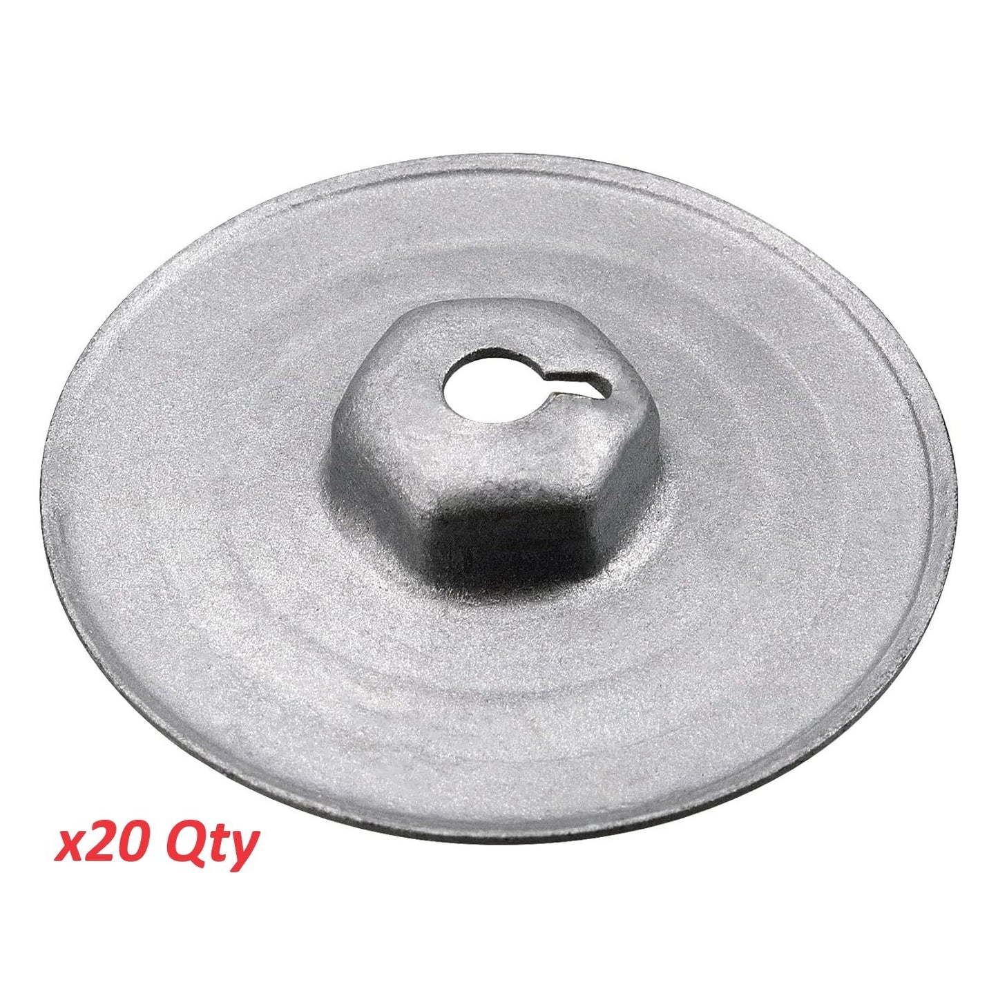 BMW Hex Head Heat Shield Press Stud Metal Washer 30mm Flange 07146949380 QTY x200